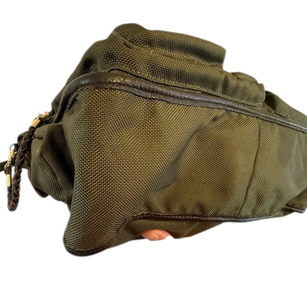 JPK Paris 75 Green and Black Messenger Bag
